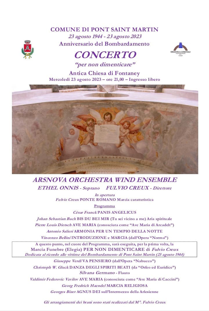 Concerto per non dimenticare